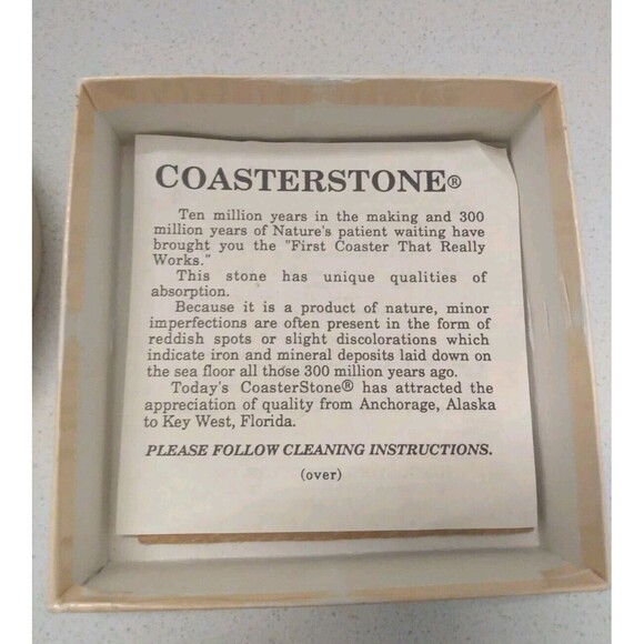 Coaster Stone Southwestern Style Aztec Design Cork Rubber Backing Set of 4 - Picture 7 of 13